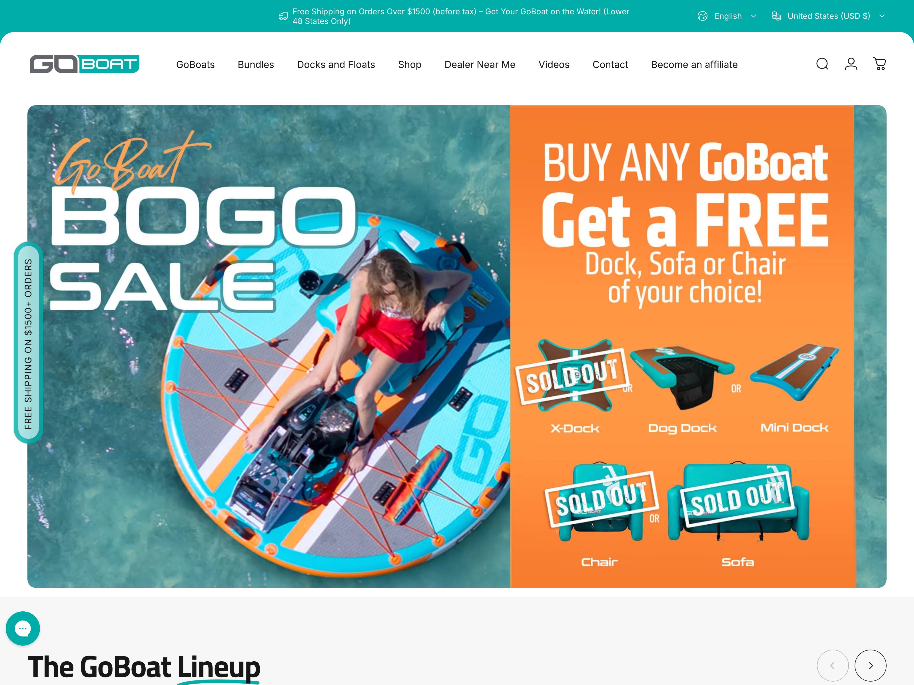 GoBoat website