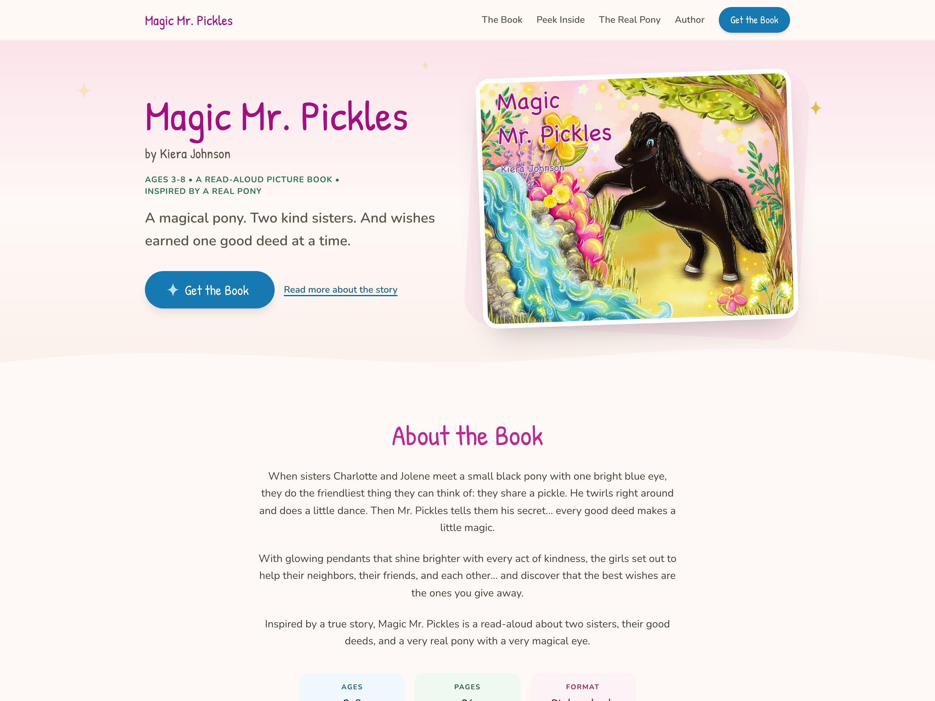 Magic Mr. Pickles website